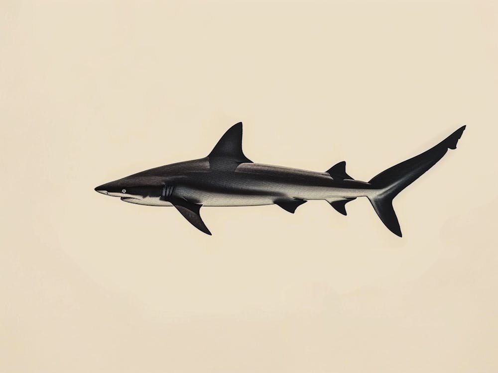 Thresher Shark Silhouette 4