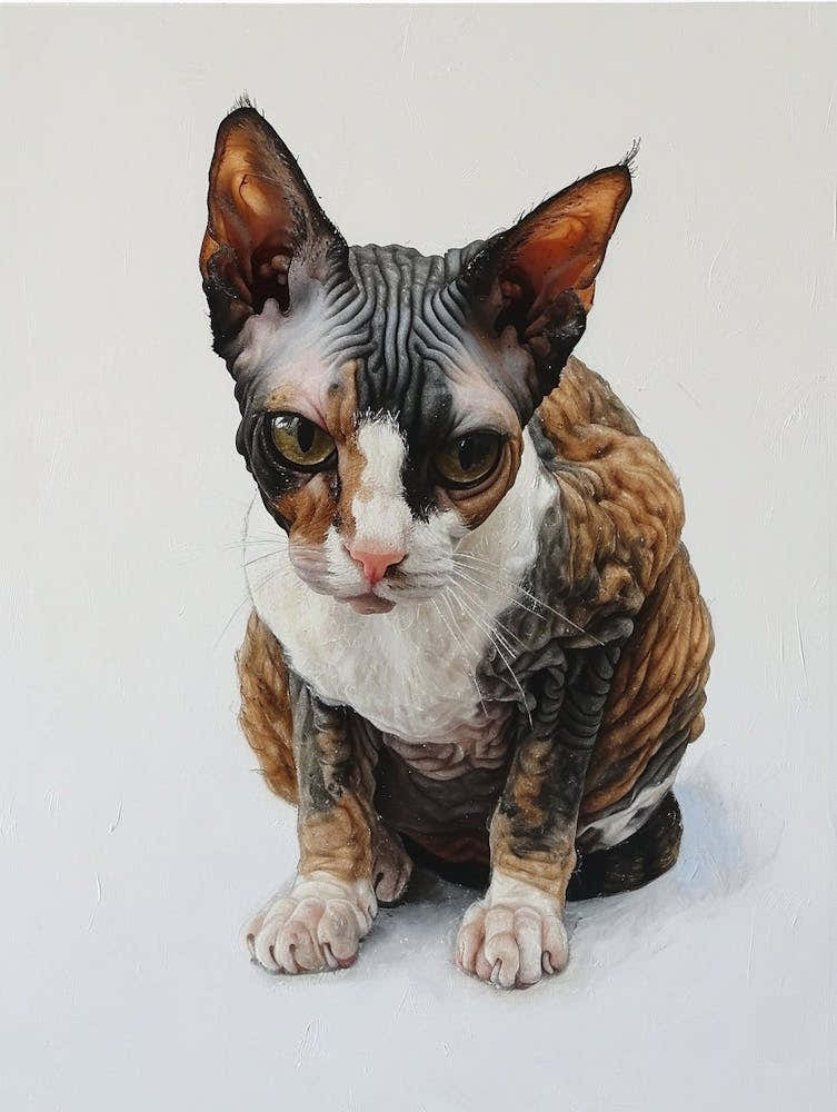 Cornish Rex Painting 2