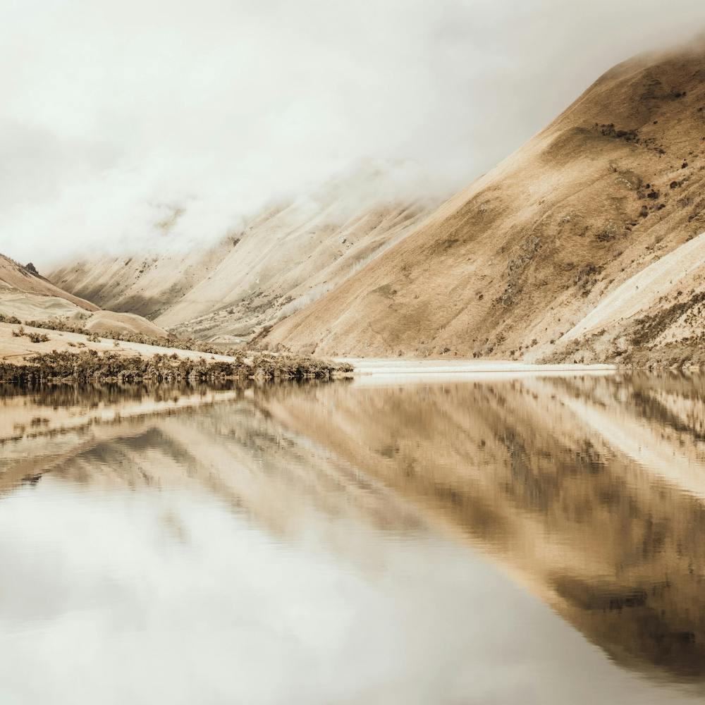 Lake Reflection Square