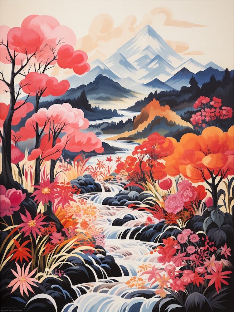 Volvano And Waterfall 0