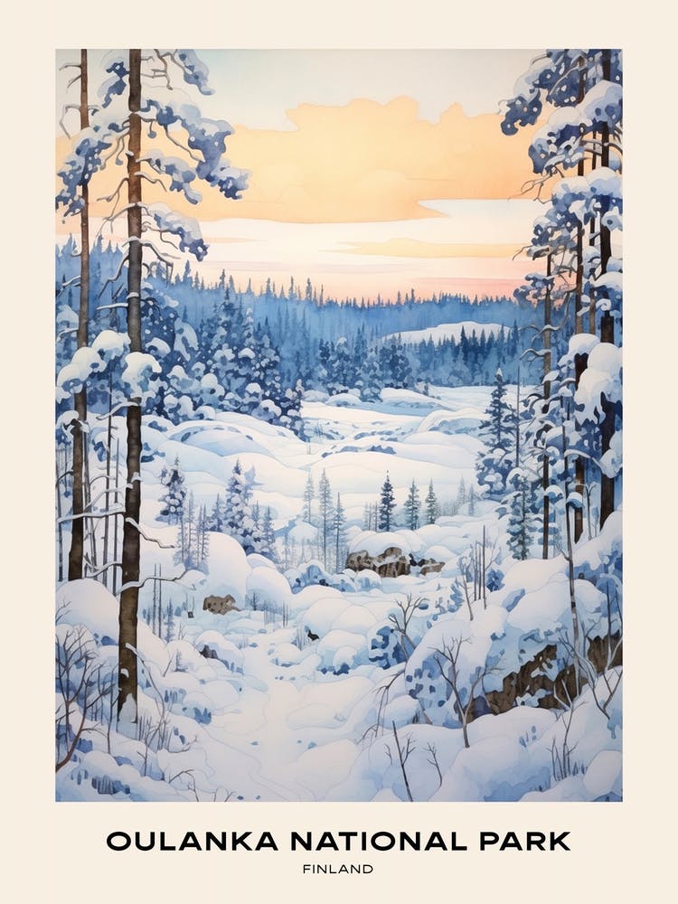 Oulanka National Park Finland 4 Plakat