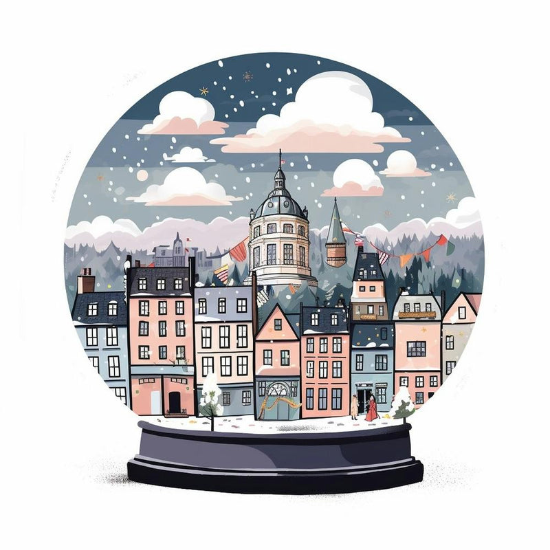 Edinburgh Scotland 1 Snowglobe