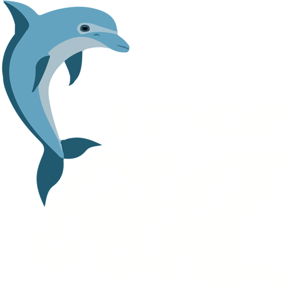 Birthday Girl Dolphin Fitted Scoop