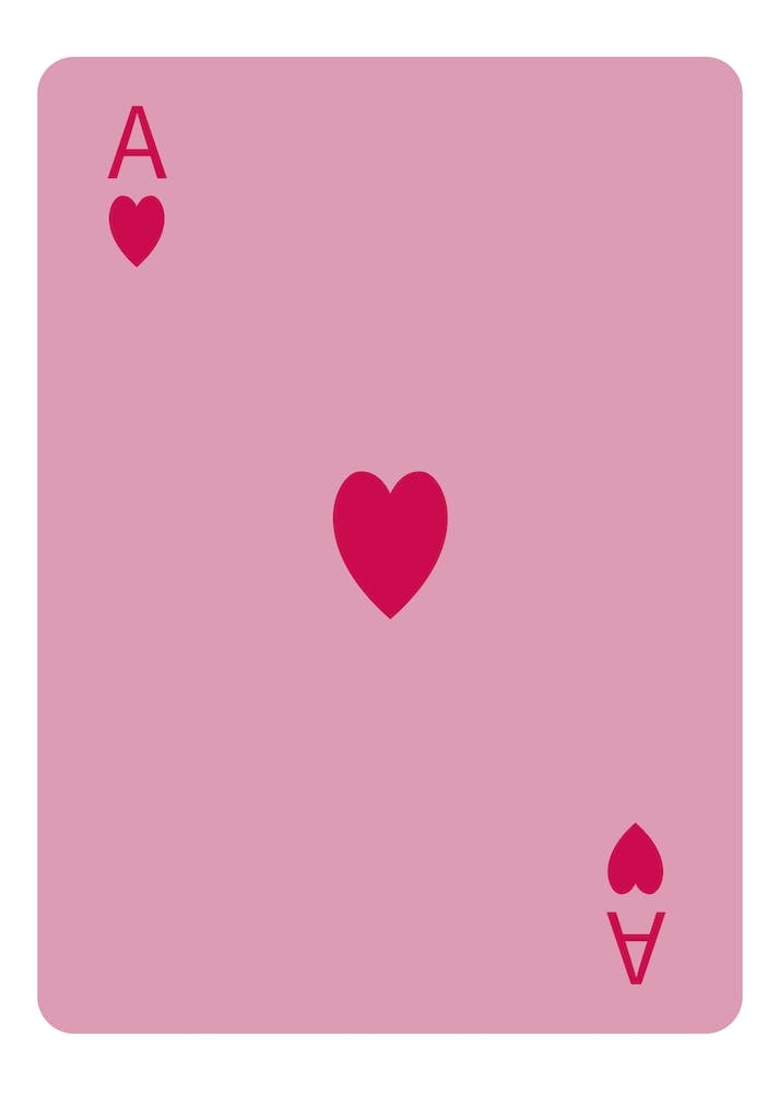 Ace Of Deck Of Card Heart