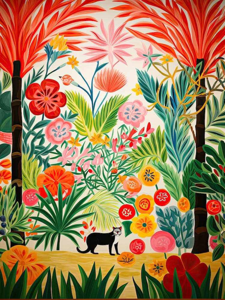 Miami Beach, Florida, Matisse And Rousseau Style 2