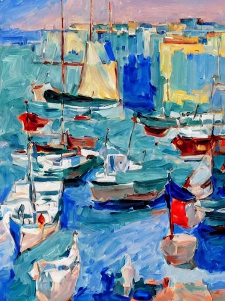 Port Of Tunis Tunisia Abstract Block harbour