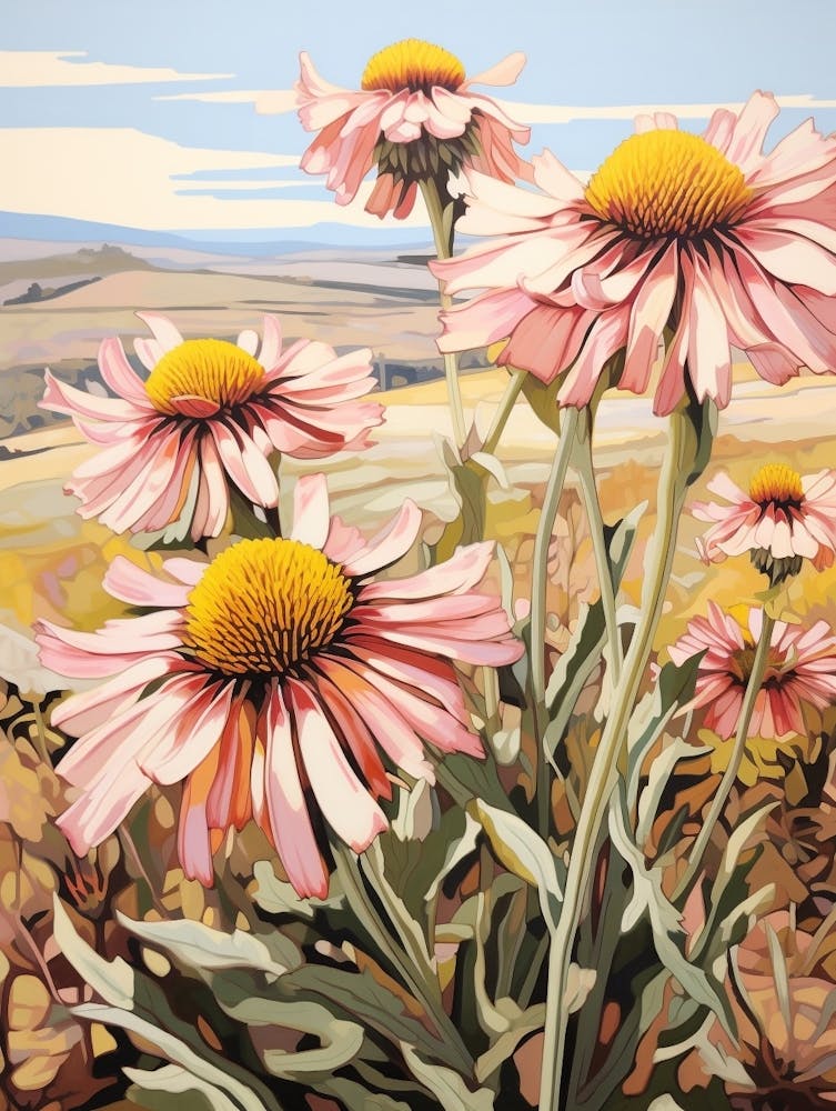 Gaillardia 2 Flower Painting