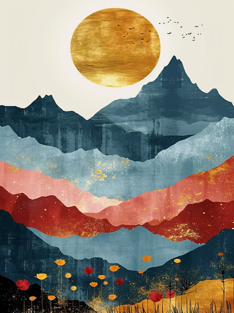 Mountain Landscape Canvas Print