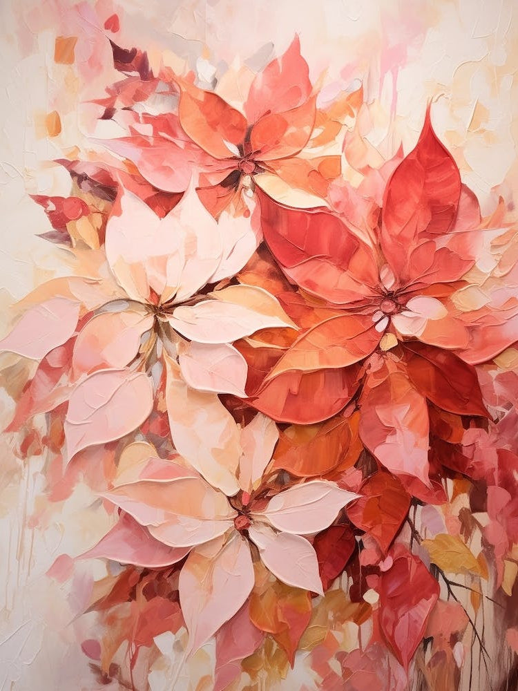Fall Flower Painting Poinsettia 3
