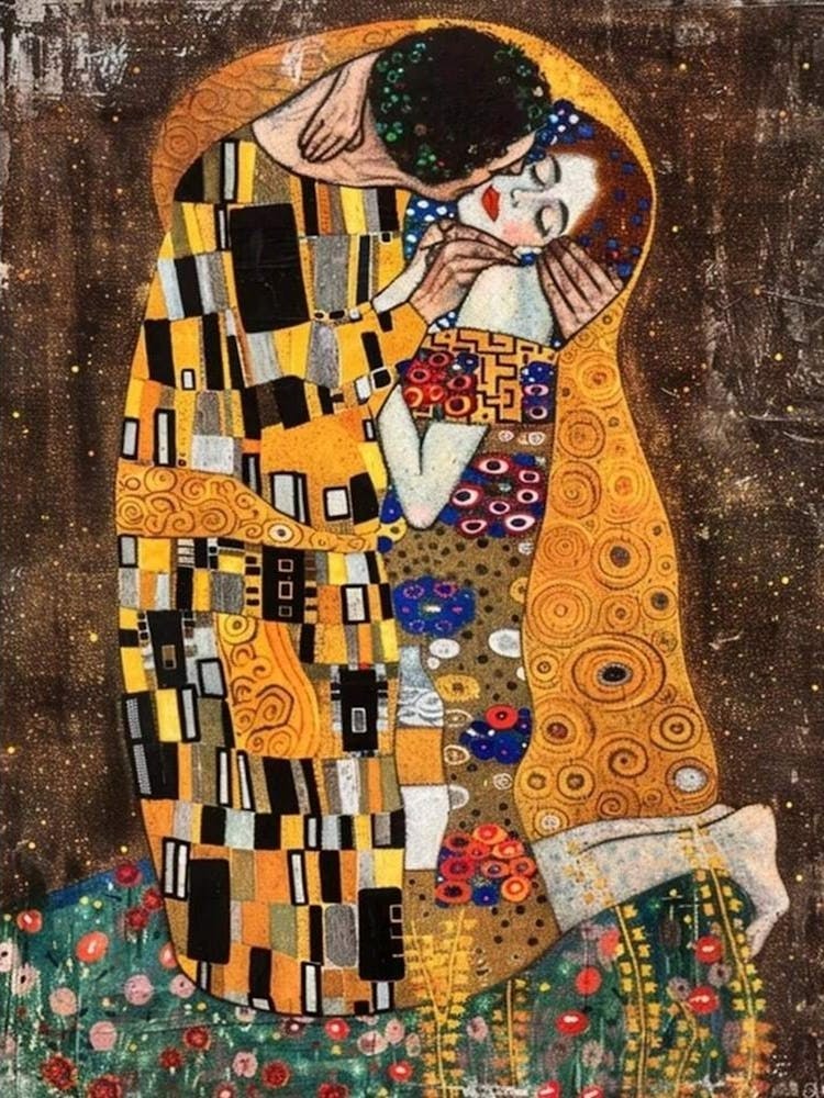 the Kiss Par Gustav Klimt 1