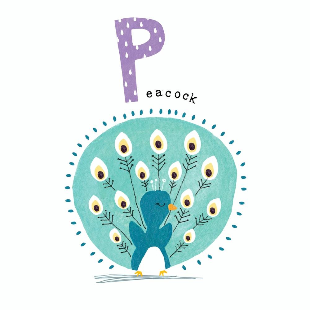 P is for Peacock
