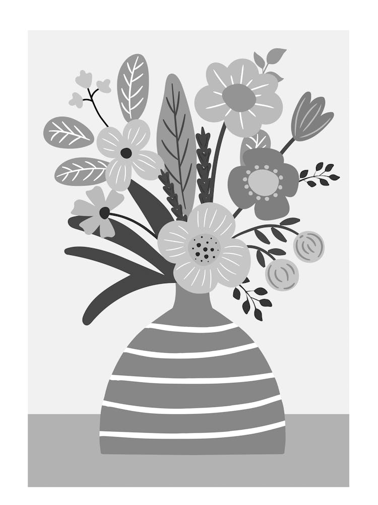 Floral Arrangement In A Vase
