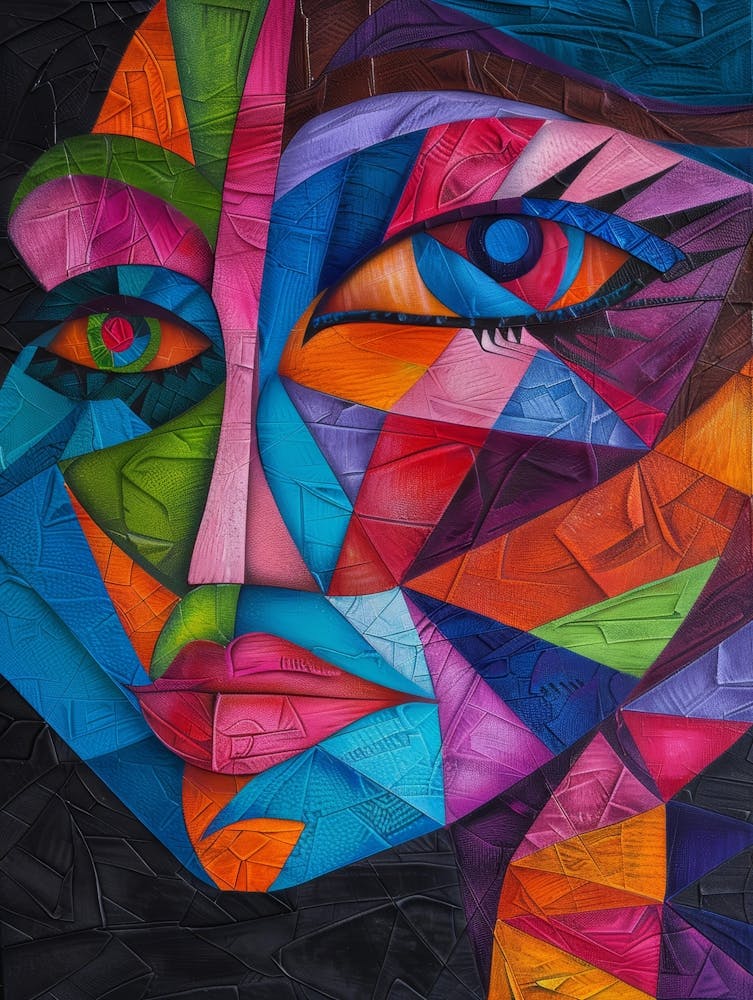 Abstract Of A Woman'S Face 30