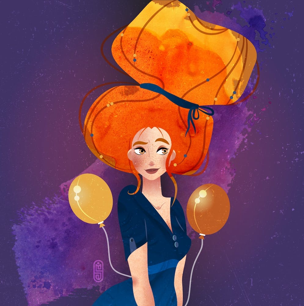 Girl With Balloons