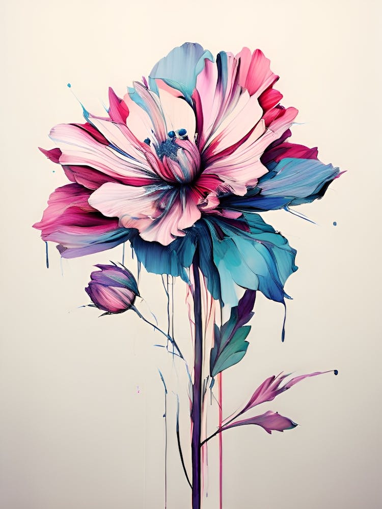 Abstract Flower Painting 8