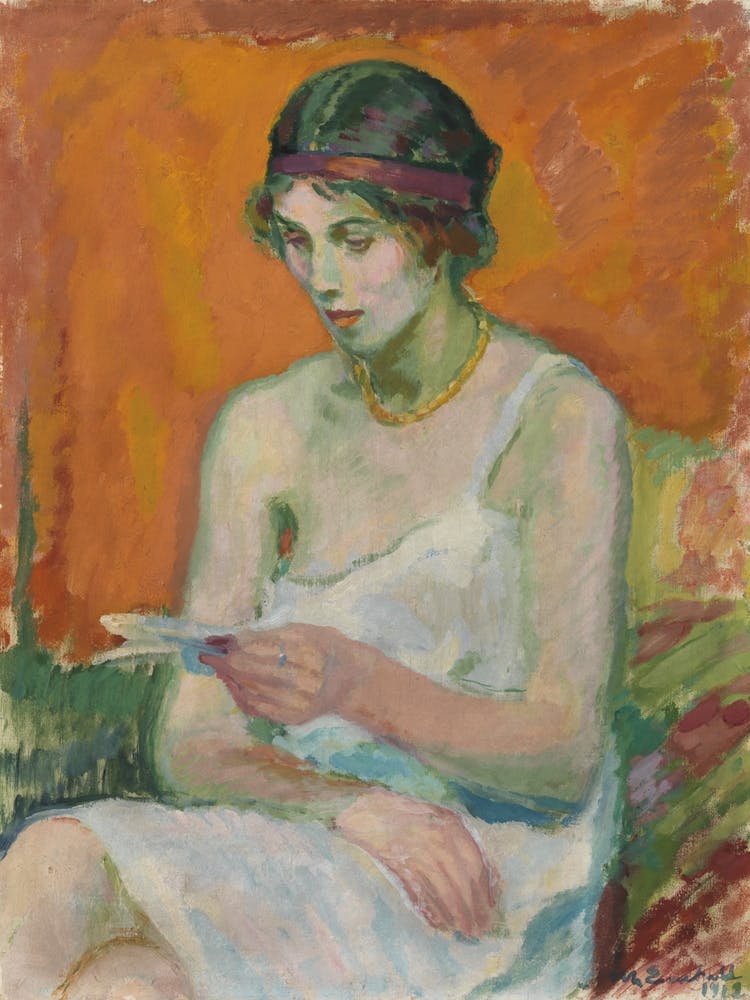 Woman In Her Petticoat, 1912, By Magnus Enckell