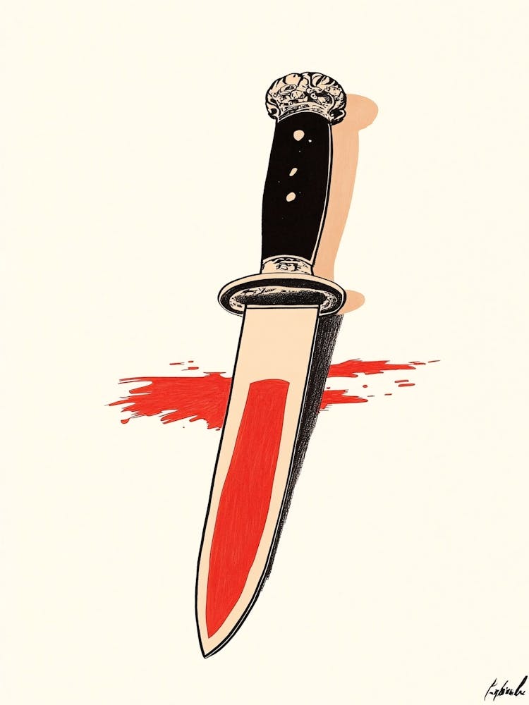 Knife With Blood On It