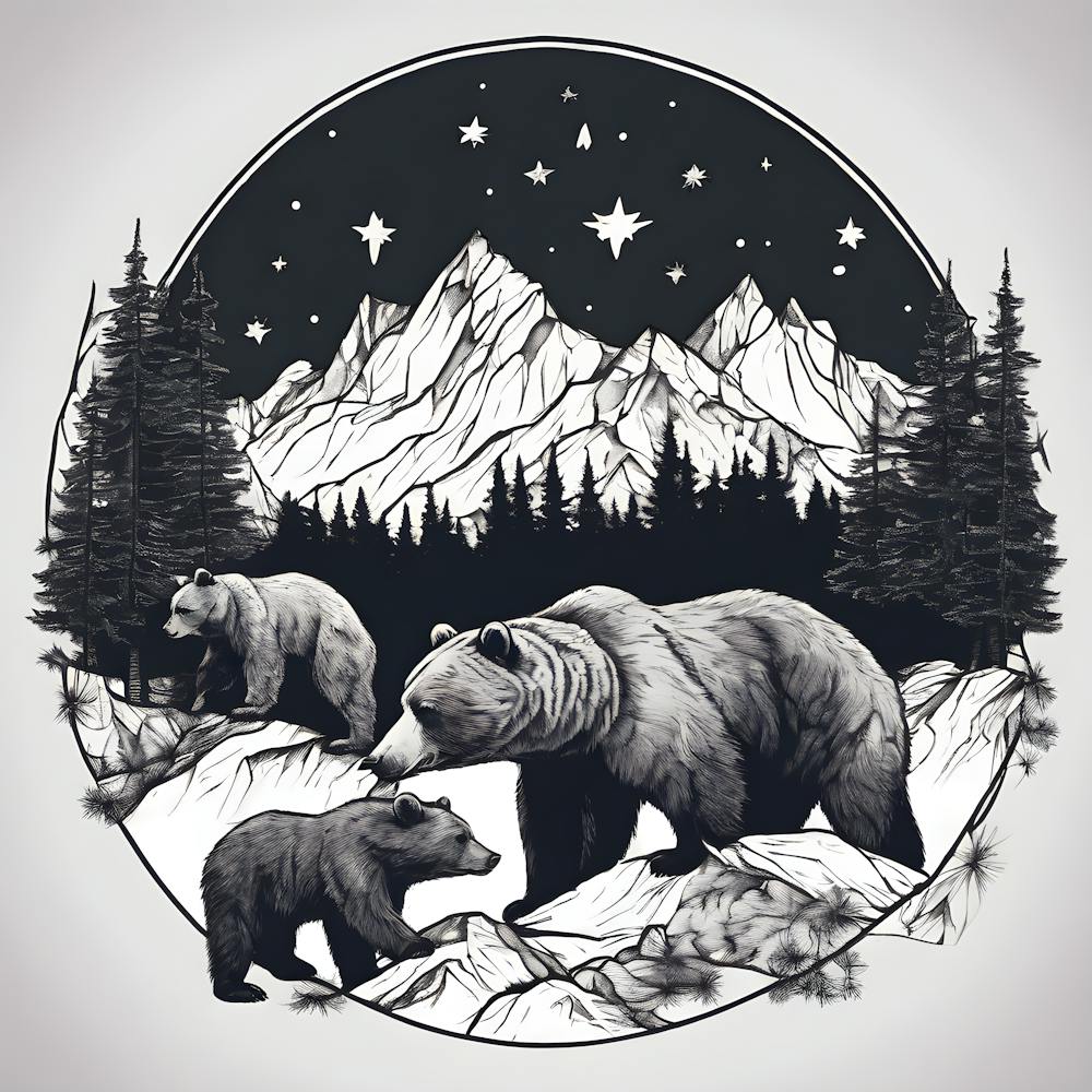 Bears In The Mountains