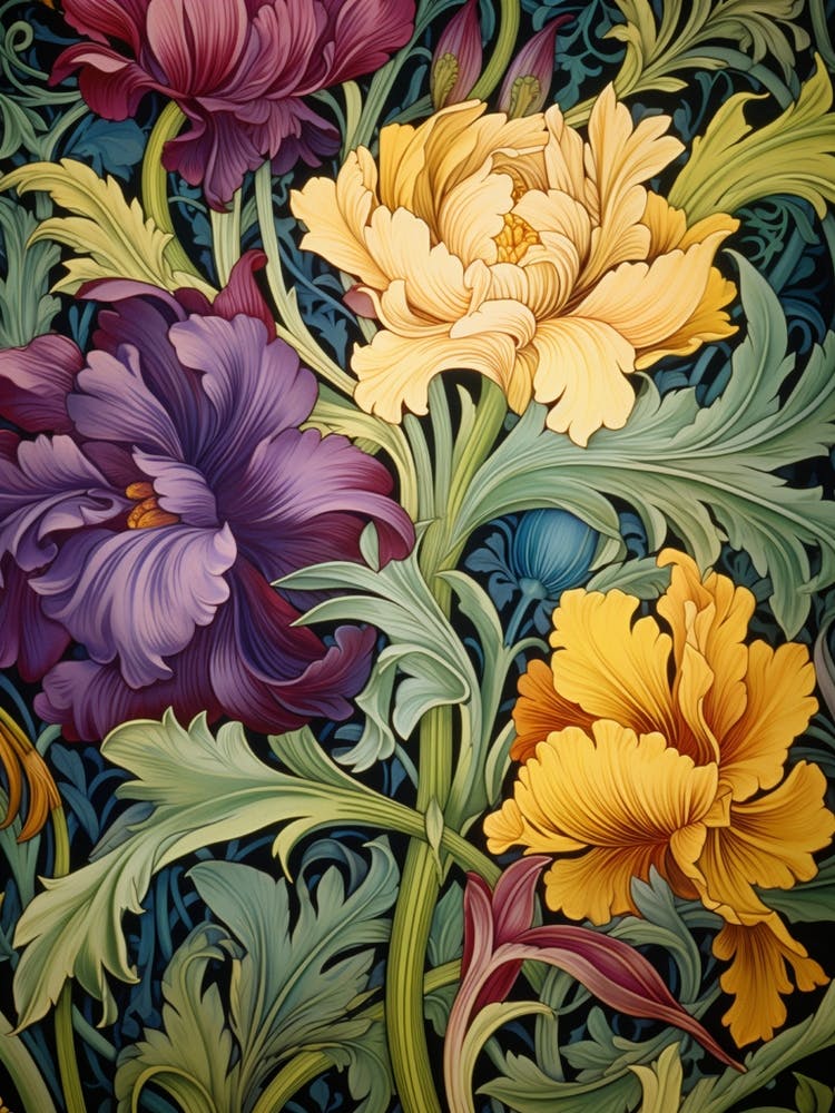 William Morris Flowers 8