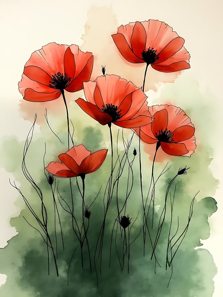 Motif Nature Sauge Douce 1