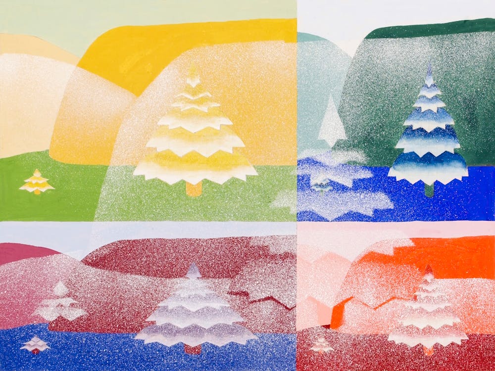 Trees (from series, the Mathematical Basis of the Arts), (ca. 1934), Joseph Schillinger