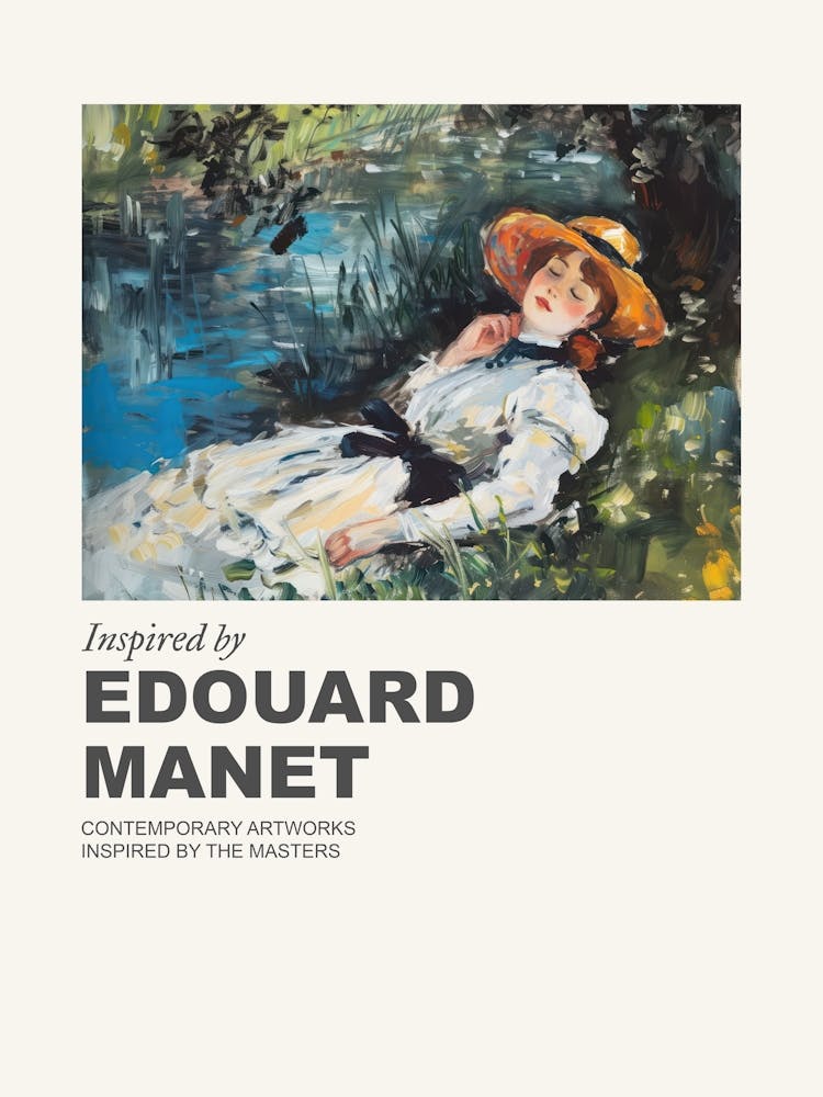 Museum Poster Inspired By Edouard Manet 3