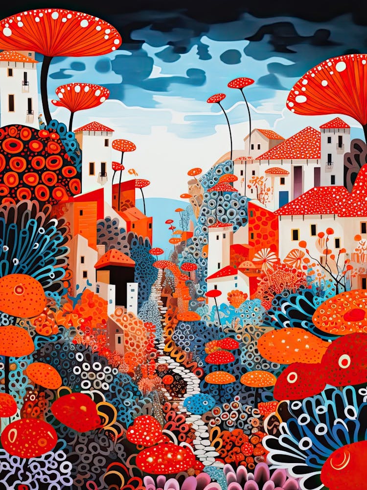 Sorrento, Italy, Illustration In The Style Of Pop Art 3