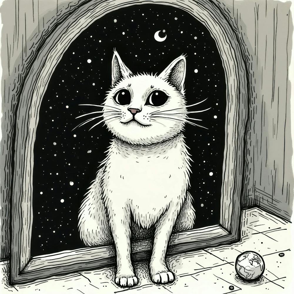 Cat In The Moonlight 7