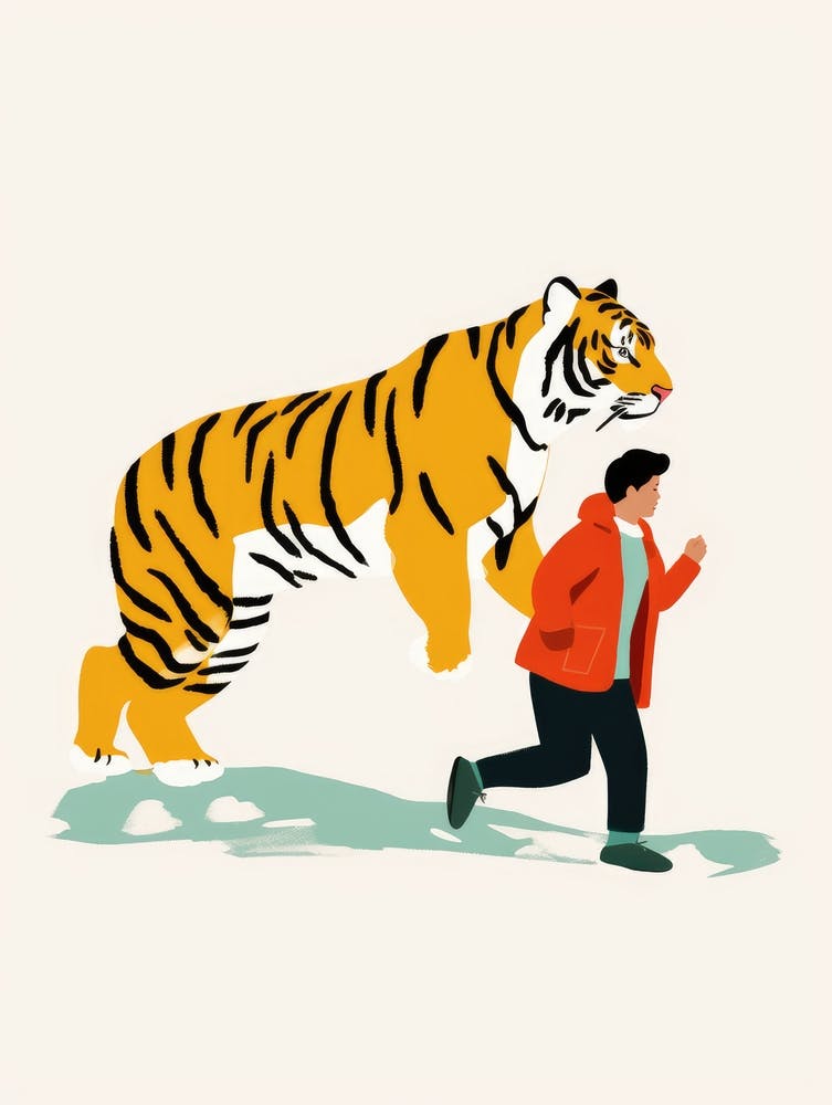 Illustration Of A Tiger