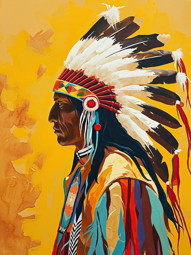 Oneida Odyssey In Abstract Art ! Native American Art