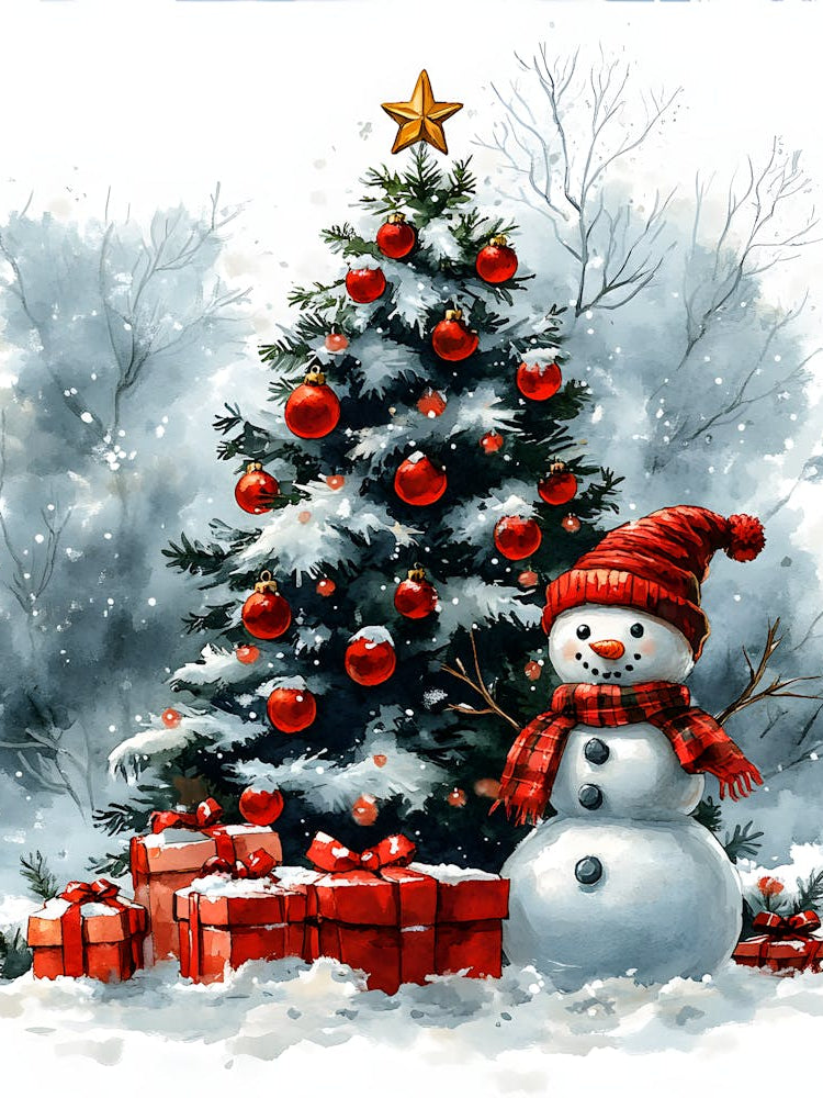 Snowman Christmas Tree