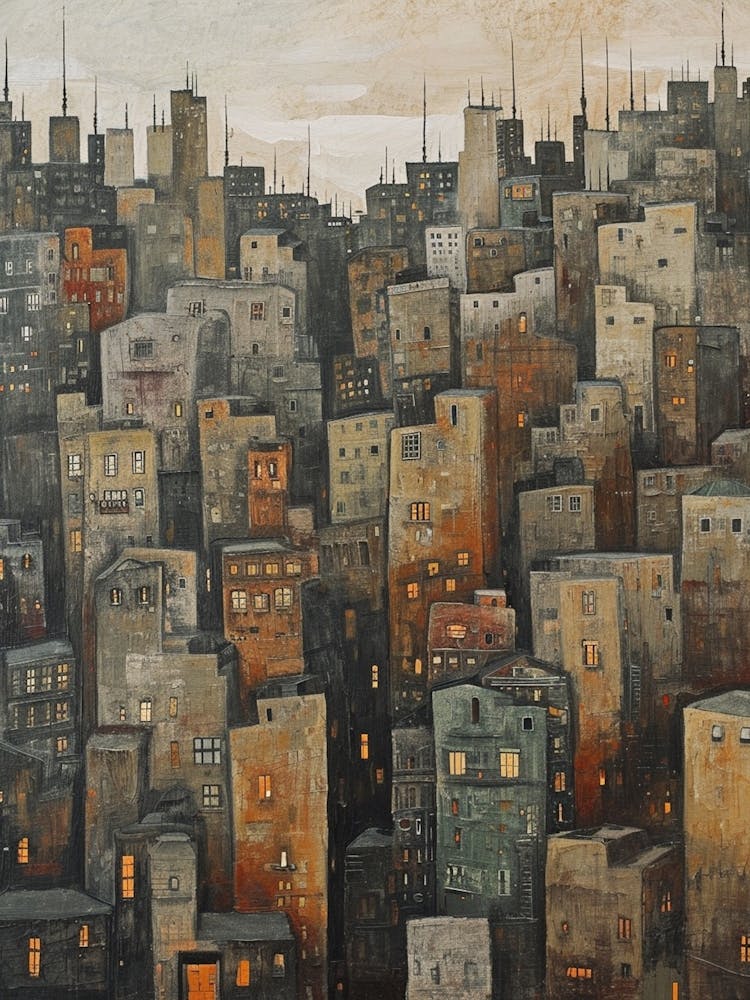 Beijing Kitsch Cityscape Painting 1