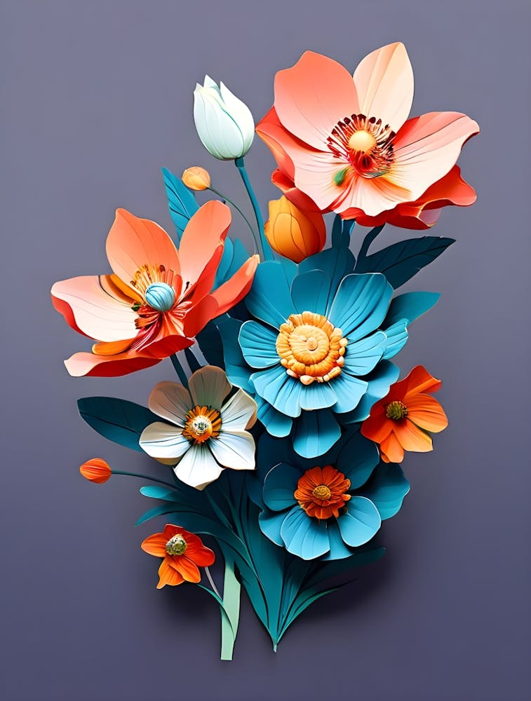 Paper Flowers 8