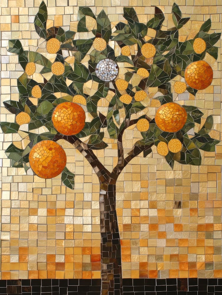 Orange Tree Mosaic
