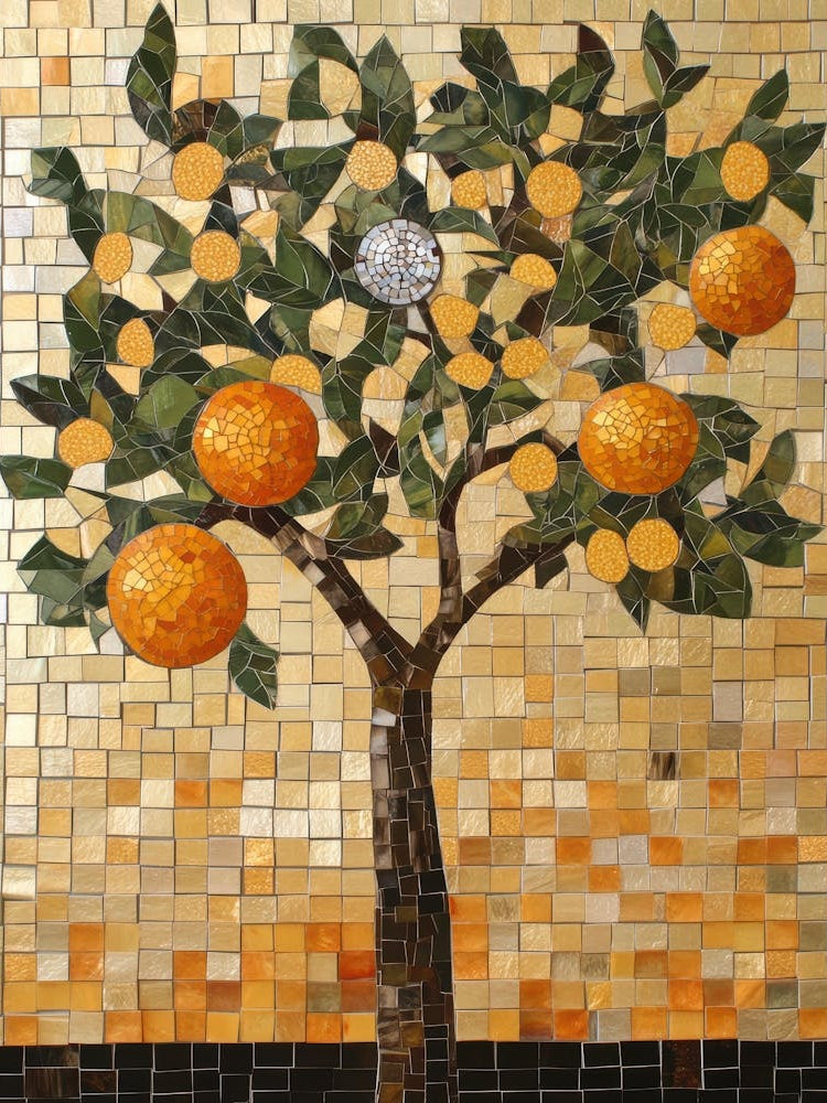 Orange Tree Mosaic