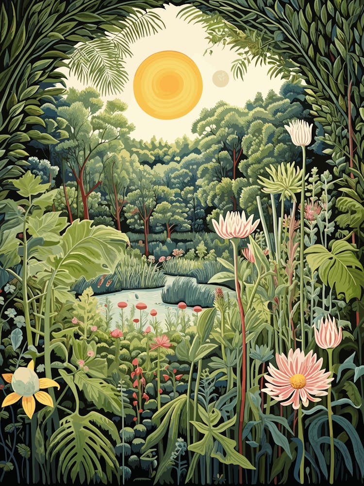 Giverny Gardens France Henri Rousseau Style 1