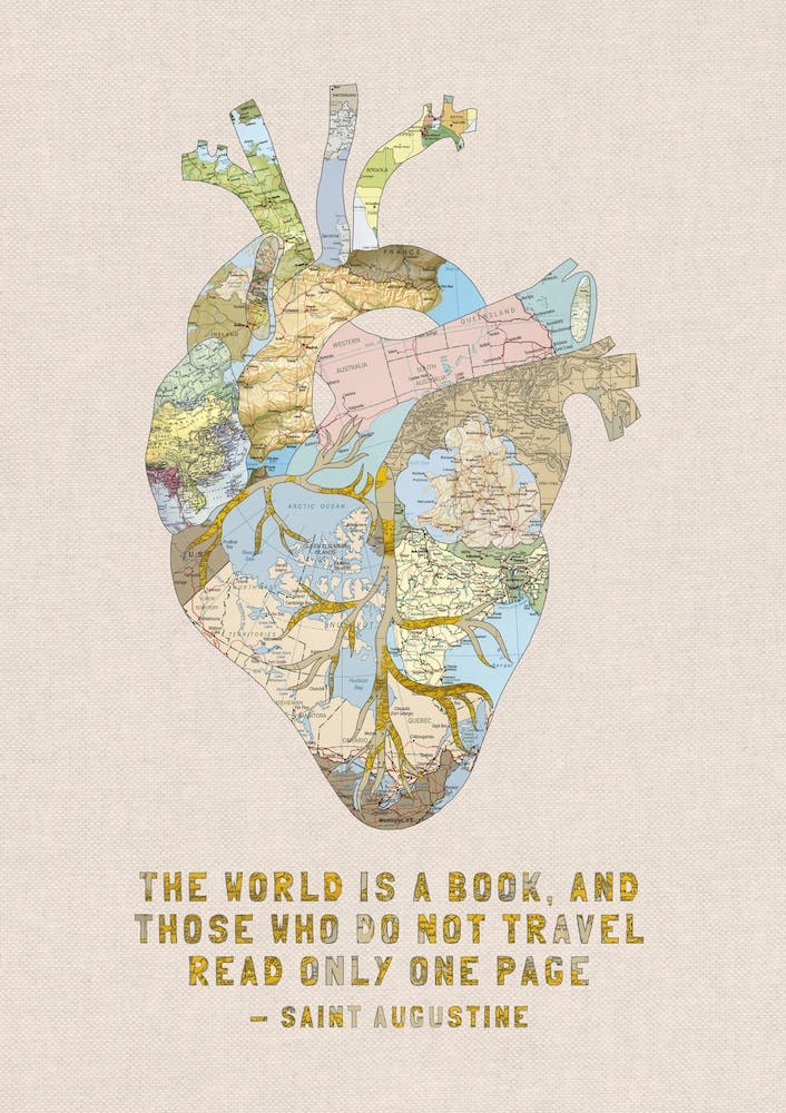 A Traveller's Heart + Quote in