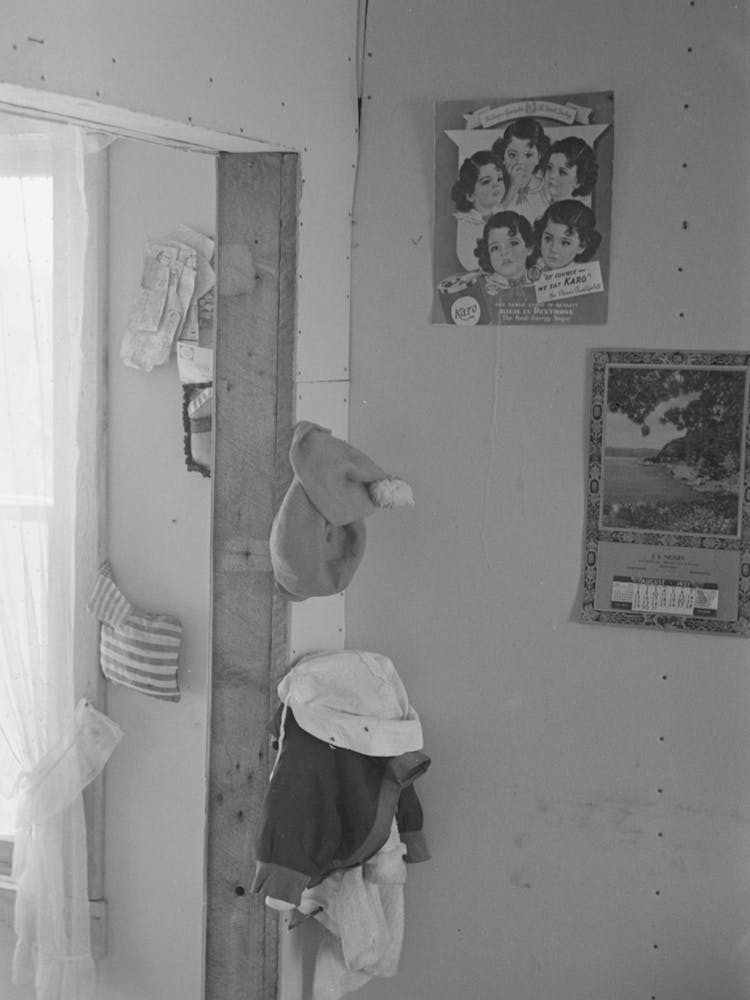 Interior Of Cut Over Farmhouse Near Northome, Minnesota By Russell Lee