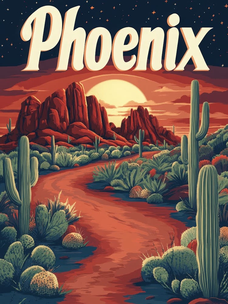 Aihrgdesign A Retro Travel Poster For Phoenix Featuring Papag 6aa8a15a 4dd7 4953 A3bb 4dbb94e582ab 2
