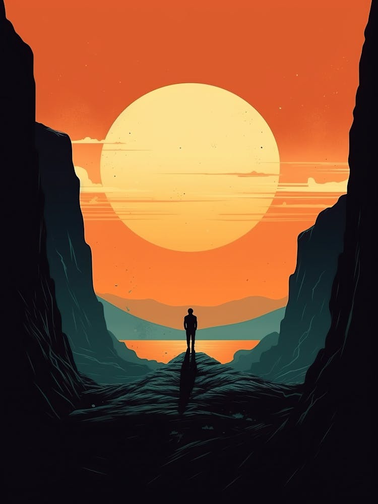 Sunset In The Mountains 6