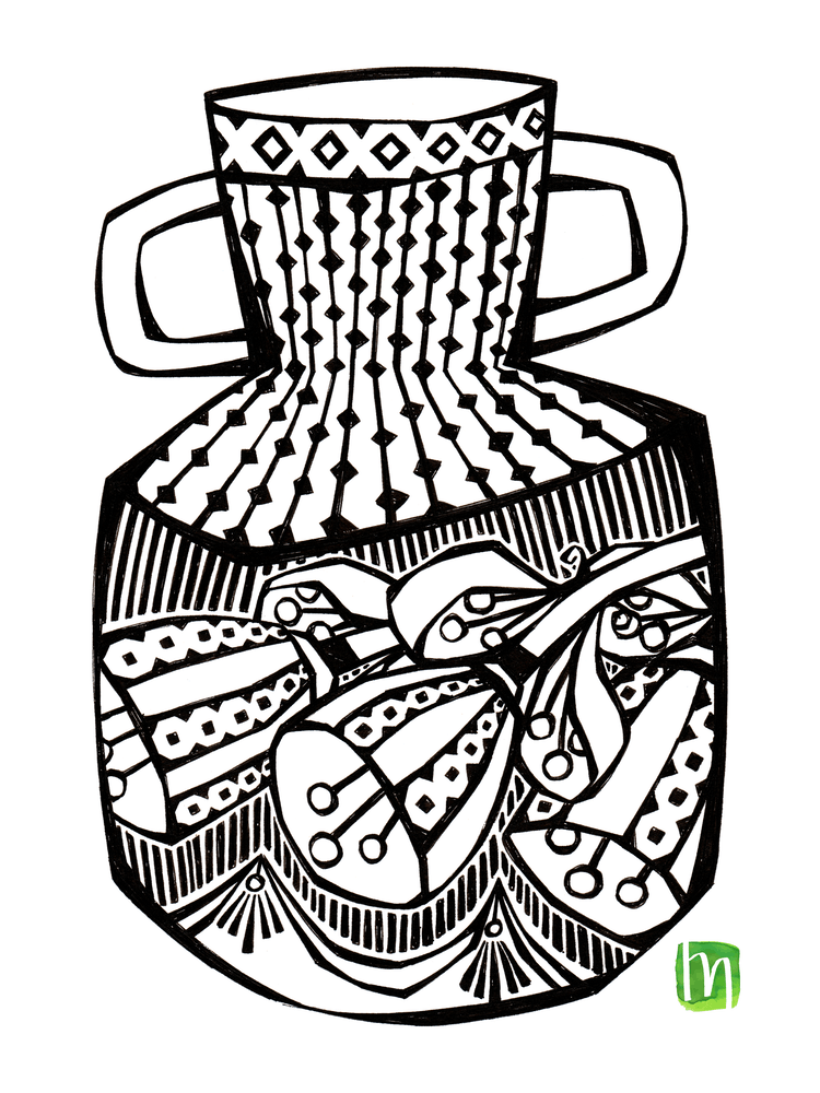 A Dramatic Diamond Vase