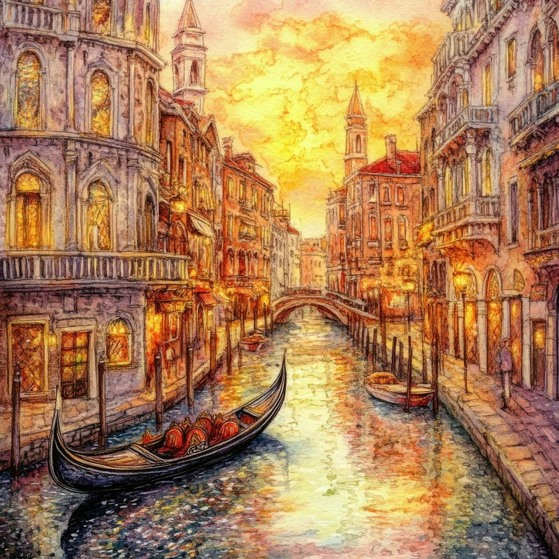 Venice At Sunset