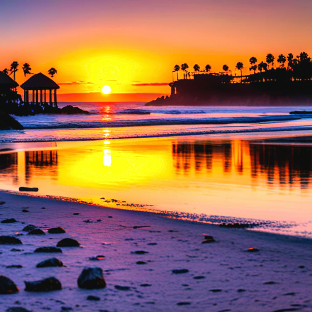 Sunset At Laguna Beach 1