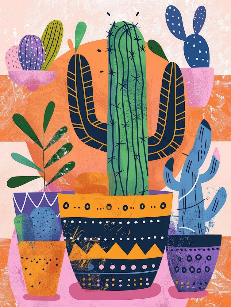 Cactus Print 9