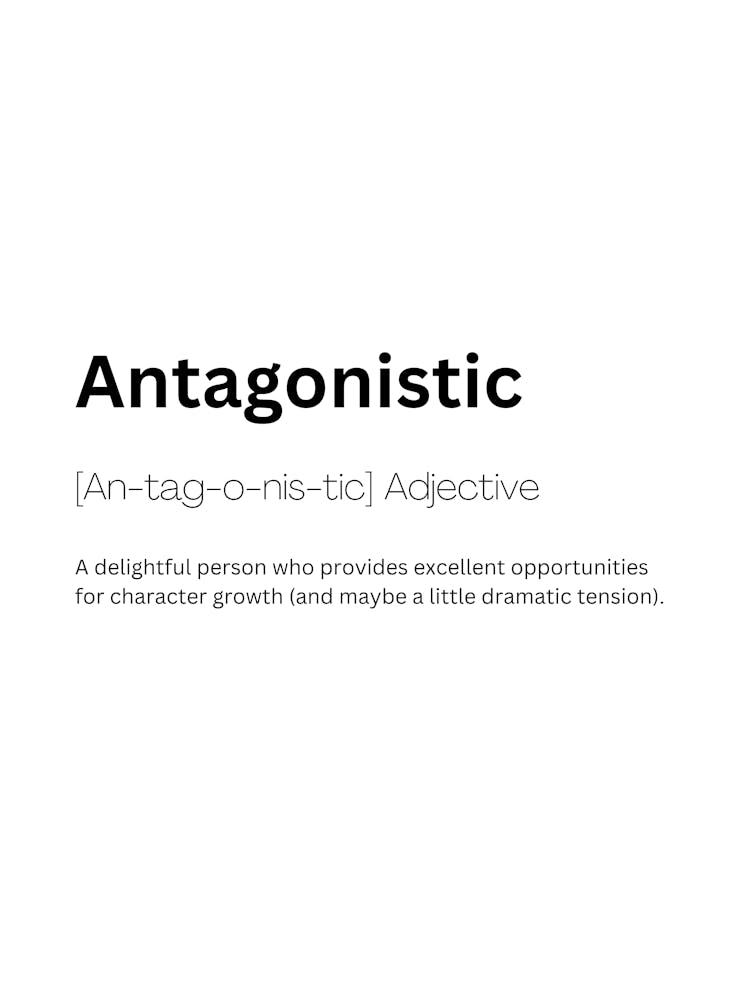 Antagonistic Definition Meaning