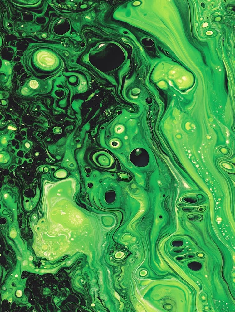 Green Liquid Art