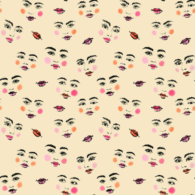 Lips and Cheeks Pattern