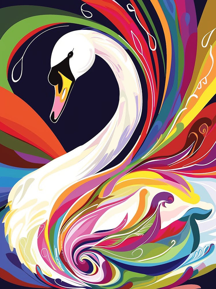 Colourful Swan 4