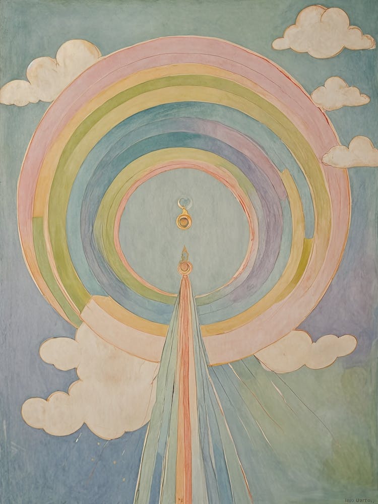 Regenbogen am Himmel Nr. 2