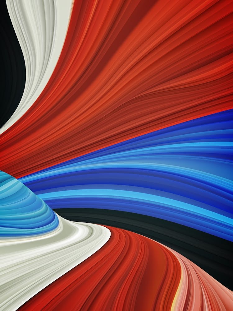 Abstract landscape: wave #2